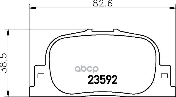 

Колодки Дисковые Задние Тоуоtа Саmrу 2.2I/3.0I 00-01 NISSHINBO np1035 Nр1035