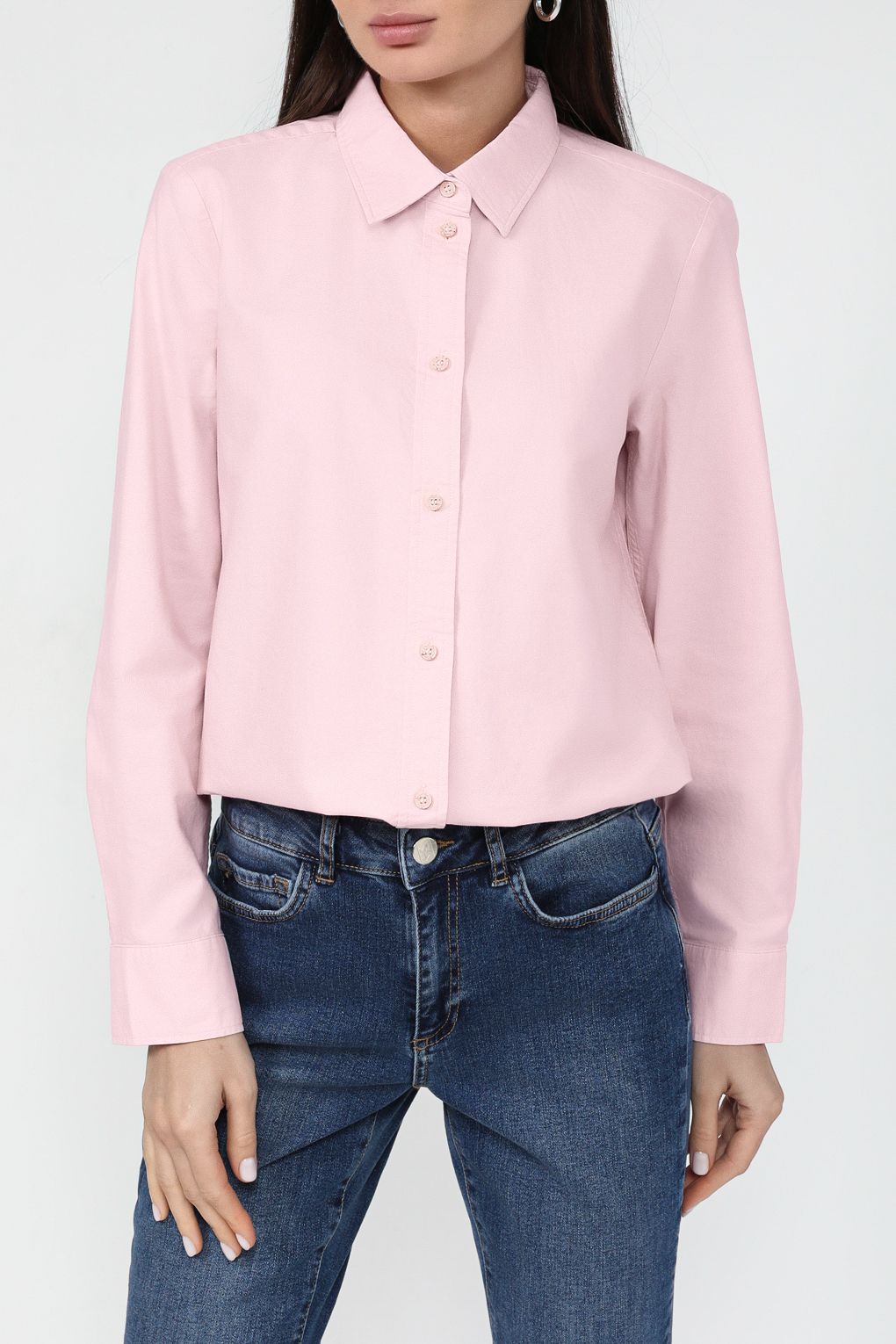 

Рубашка женская Esprit Casual 014EE1F307 розовая M, Розовый, 014EE1F307