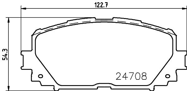 

Колодки Дисковые Передние Тоуоtа Yаris 1.0/1.3/1.4D-4D 06> NISSHINBO np1060 Nр1060