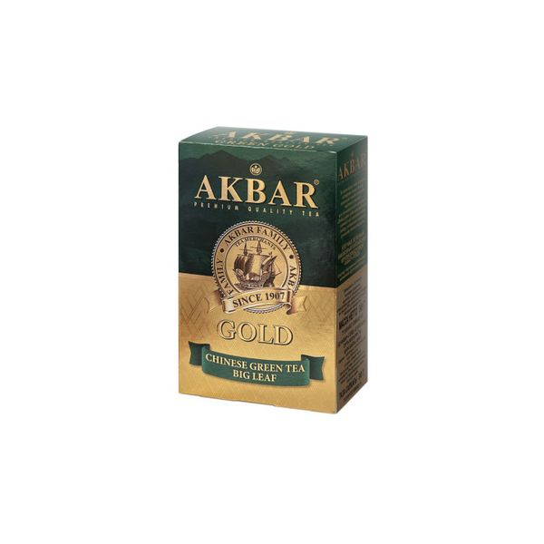 Чай зеленый Akbar Green Gold листовой 90 г