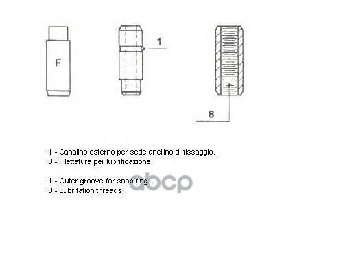 

Втулка Клап. Выпускн. Lada 1200 Classic Metelli 01-1370, 011370