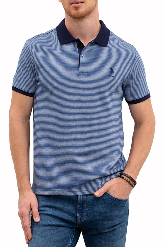 

Футболка-поло мужская G081GL0110MATUYAS U.S. POLO Assn. синяя XS, G081GL0110MATUYAS