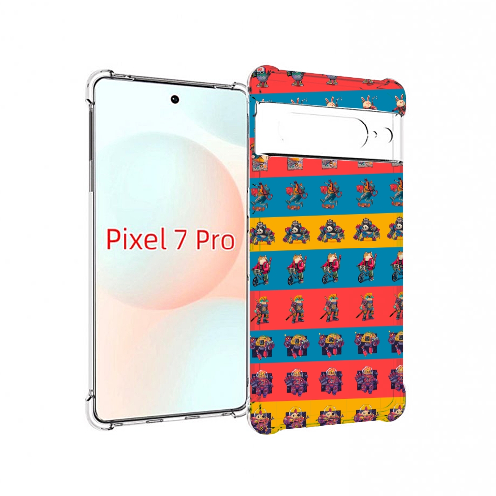 

Чехол Mypads Много Стикеров Для Google Pixel 7 Pro, Прозрачный, Tocco