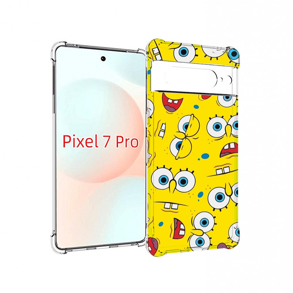 

Чехол Mypads Много-Спанч-Боба Для Google Pixel 7 Pro, Прозрачный, Tocco