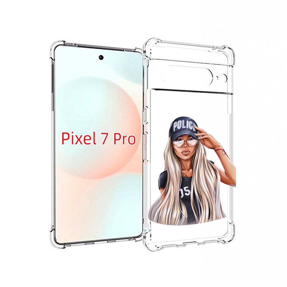 

Чехол Mypads Модная-Девушка-Арт Женский Для Google Pixel 7 Pro, Прозрачный, Tocco