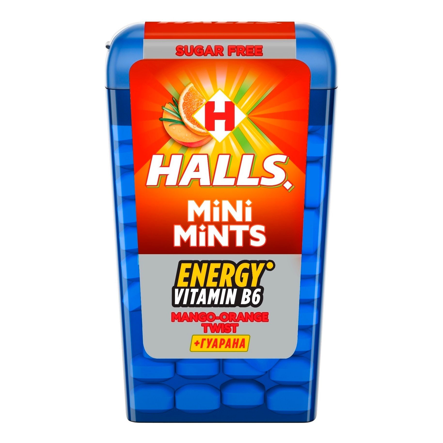 Драже Halls Mini Mints Mango-Orange Twist манго-апельсин 12,5 г