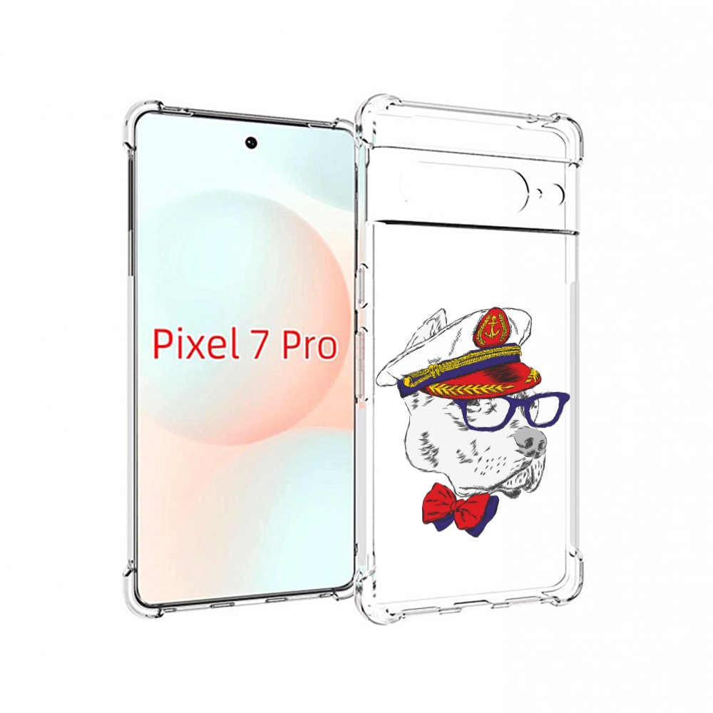 

Чехол Mypads Бульдог Для Google Pixel 7 Pro, Прозрачный, Tocco