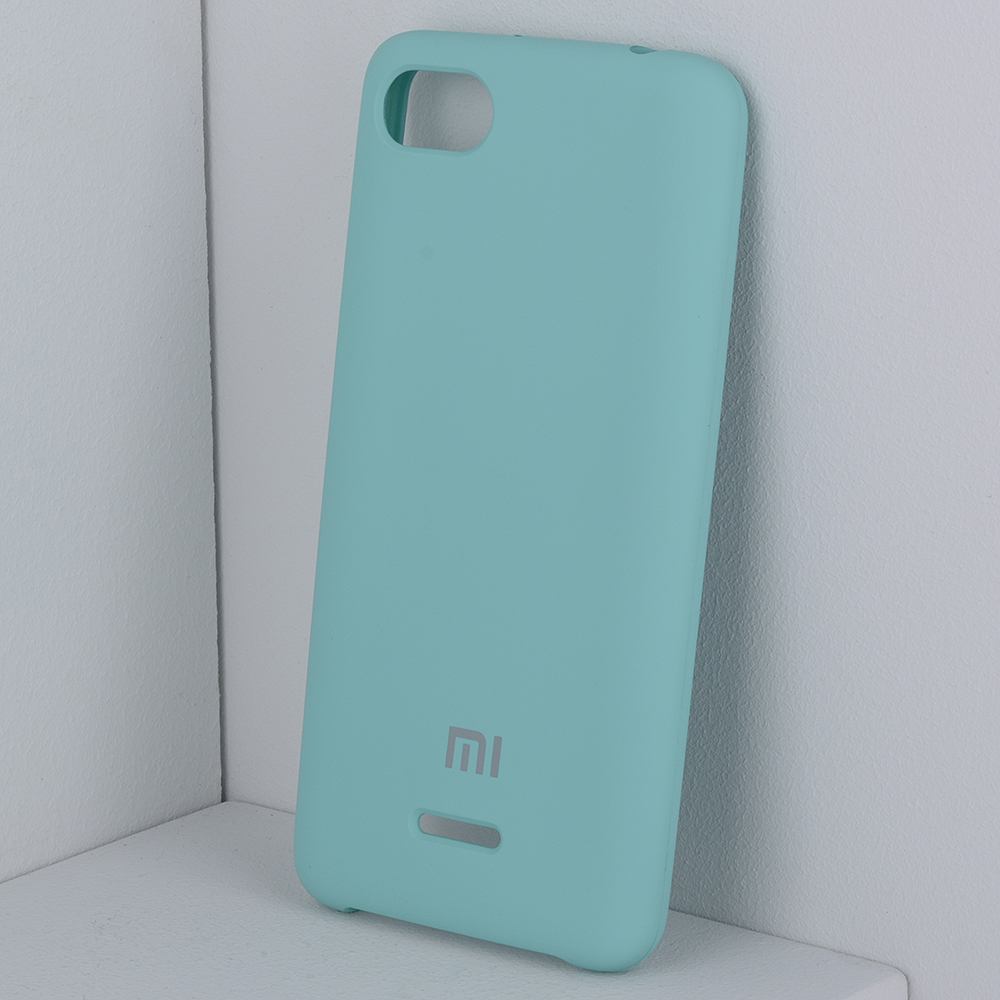 

Чехол для Xiaomi Redmi 6A Silicone Cover (Мятный), Зеленый