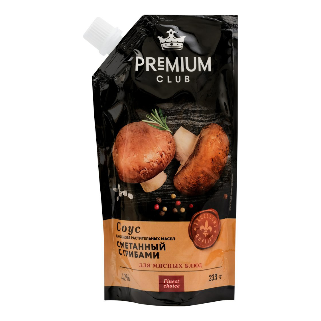 Соус Premium Club Сметанный с грибами 42% 233 г