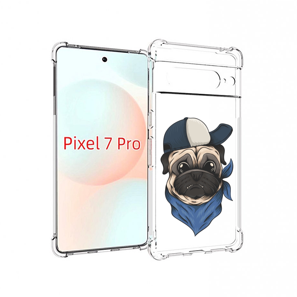 Чехол Mypads Мопс-В-Кепке Для Google Pixel 7 Pro