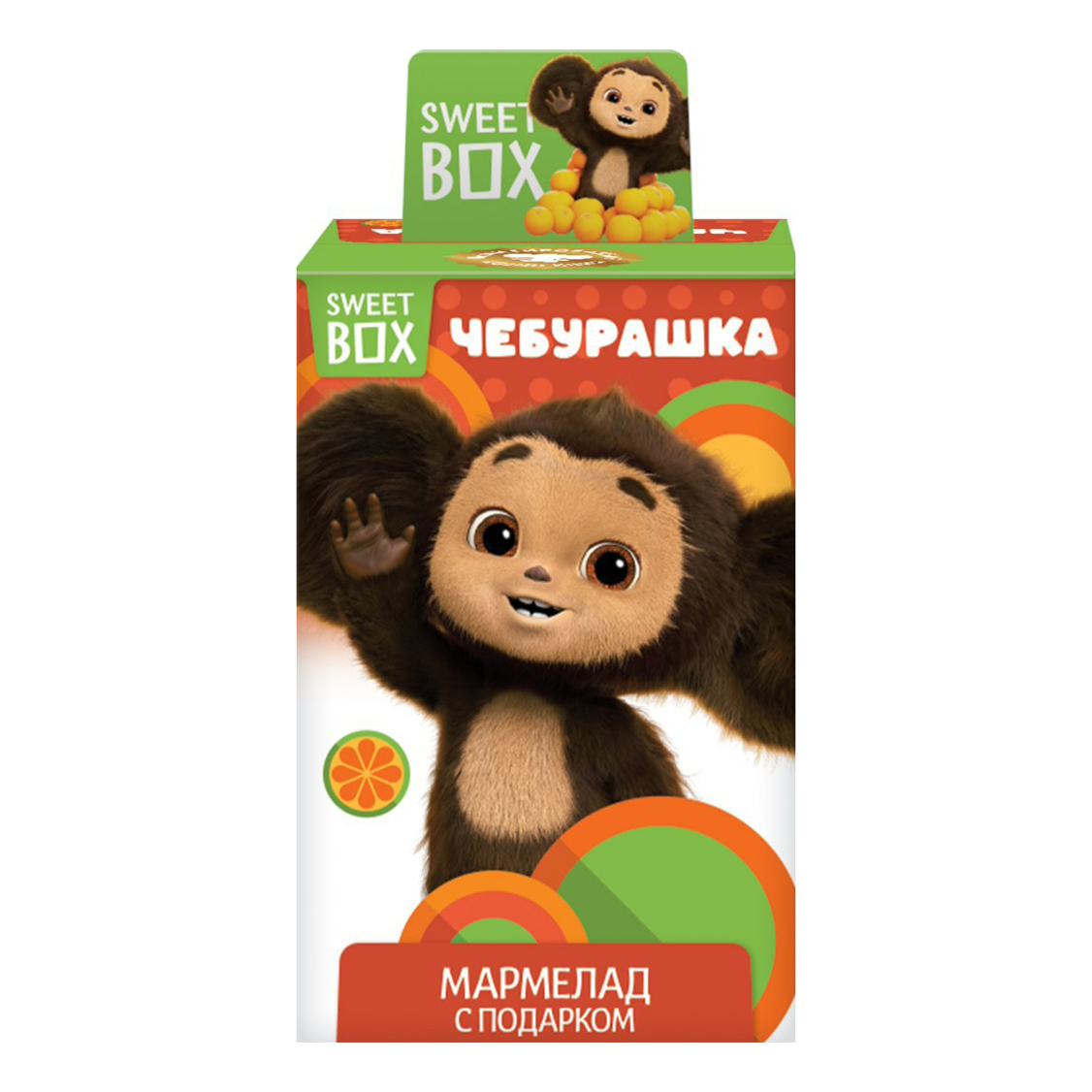 Мармелад Sweet Box Чебурашка жевательный с игрушкой 10 г в ассортименте (вкус по наличию)