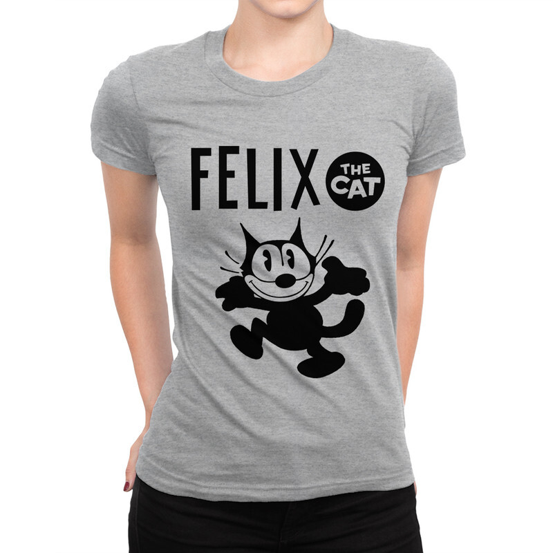 

Футболка женская DS Apparel Кот Феликс 9899027-1 серая S, Серый, Кот Феликс 9899027-1