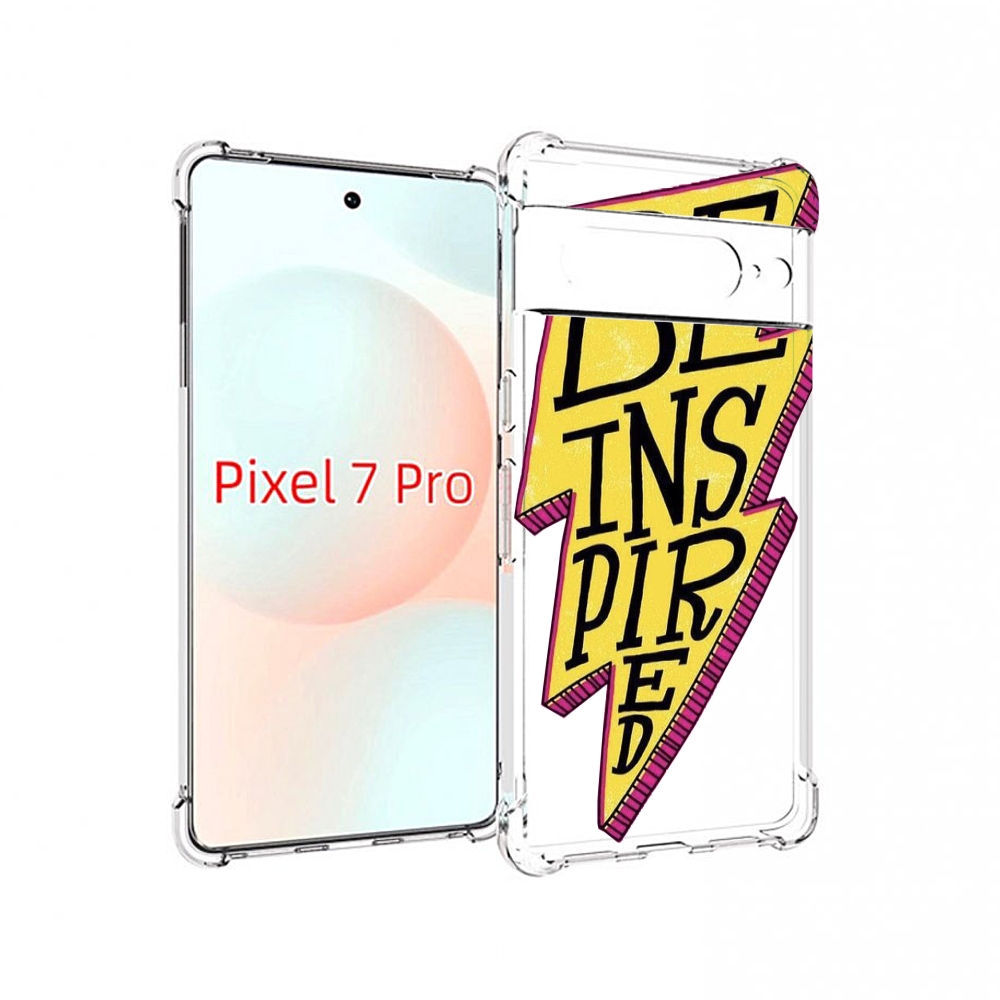 

Чехол Mypads Надпись В Желтой Молнии Для Google Pixel 7 Pro, Прозрачный, Tocco
