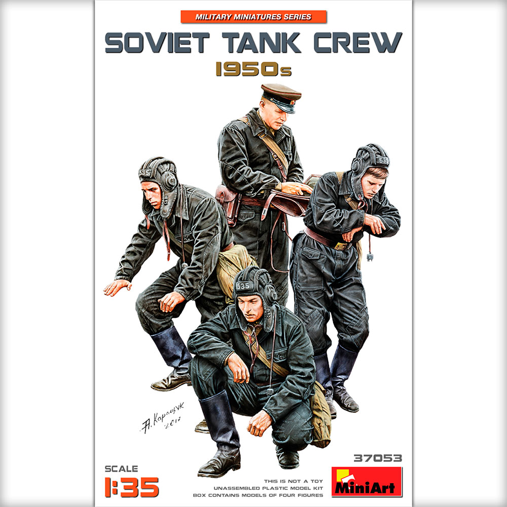 

Сборная модель MiniArt 1/35 Советский танковый экипаж 50-гг. SOVIET TANK CREW 1950s 37053