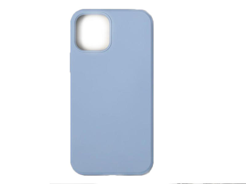 фото Чехол luazon для apple iphone 12/12 pro soft-touch silicone light blue 6248017