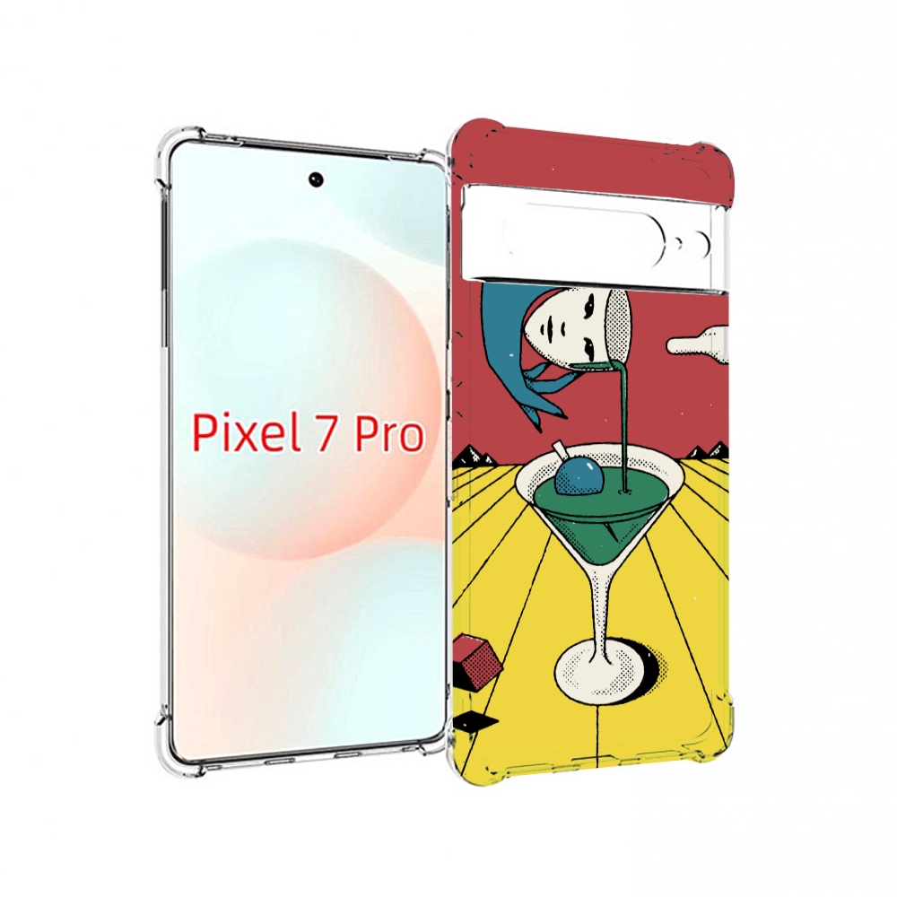

Чехол Mypads Необычный Напиток Для Google Pixel 7 Pro, Прозрачный, Tocco