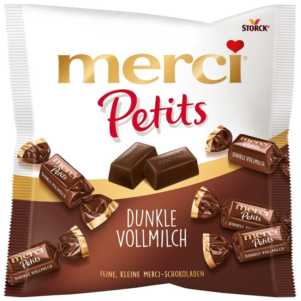 

Конфеты шоколадные Merci Petits темный шоколад 125 г