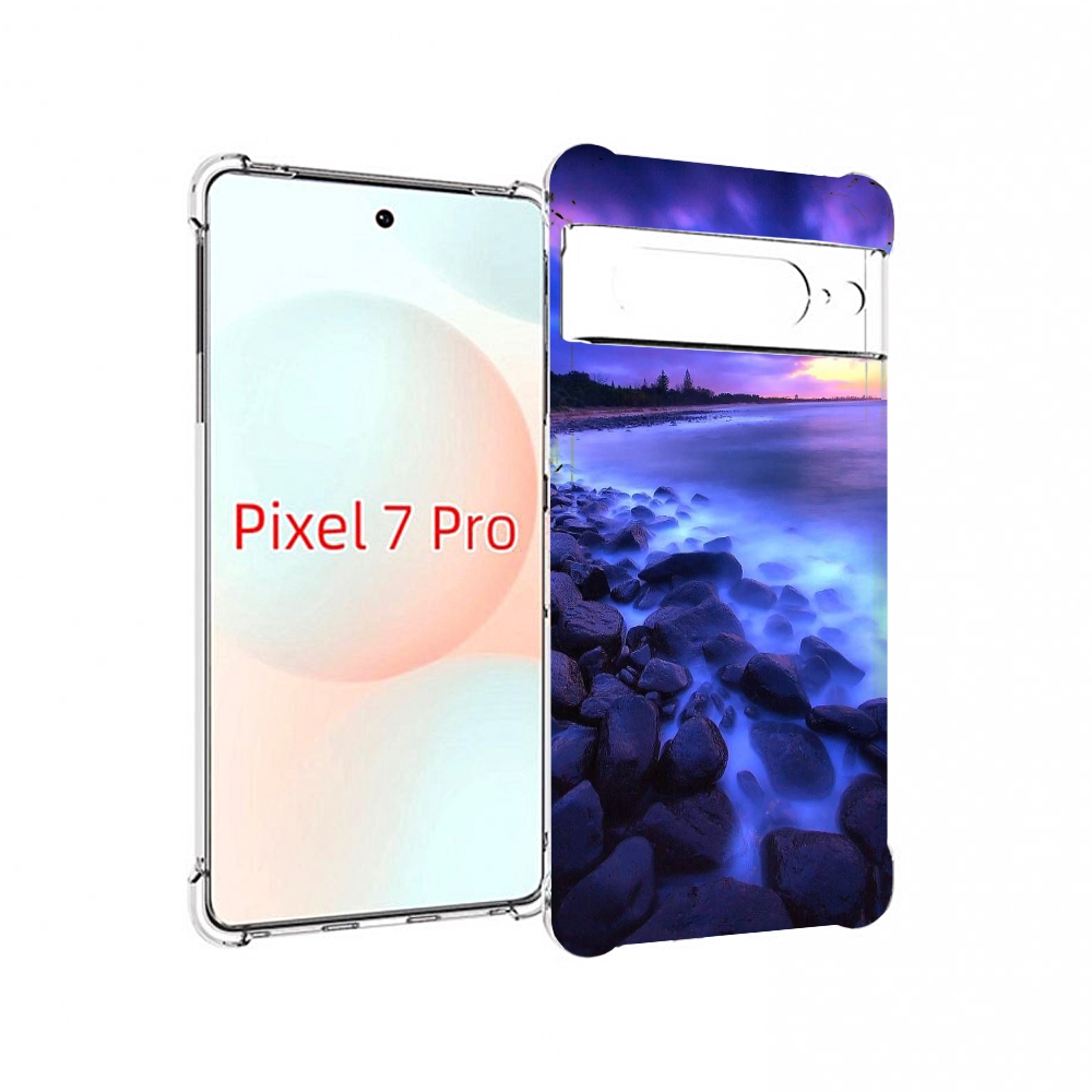 

Чехол Mypads Неоновый Берег Для Google Pixel 7 Pro, Прозрачный, Tocco