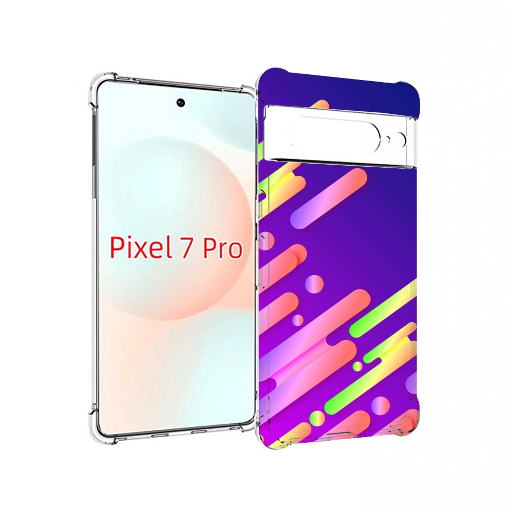 

Чехол Mypads Неоновый-Фон Для Google Pixel 7 Pro, Прозрачный, Tocco