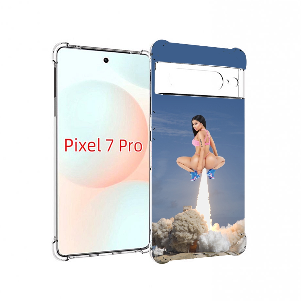 

Чехол Mypads Ники-Минаж-Ракета Детский Для Google Pixel 7 Pro, Прозрачный, Tocco