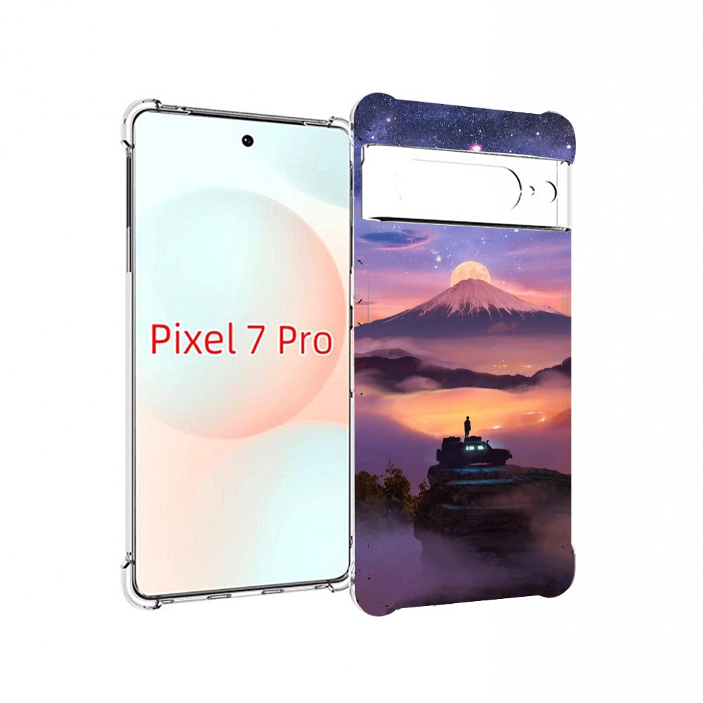 

Чехол Mypads Ночь-В-Горах Для Google Pixel 7 Pro, Прозрачный, Tocco