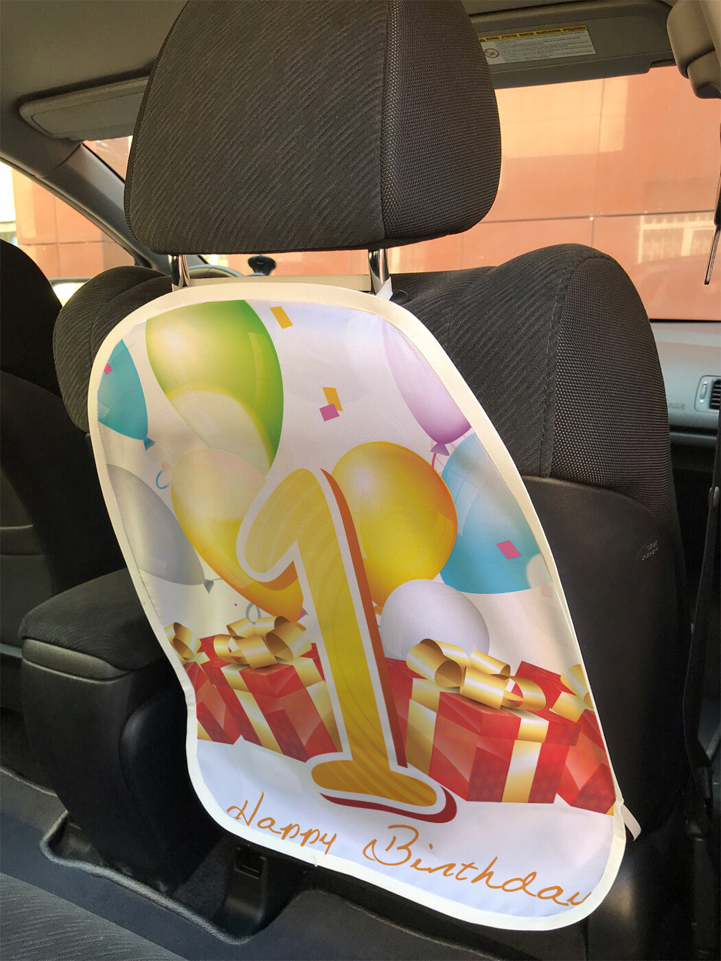

Накидка на спинку сиденья JoyArty Шарики на год, 45х62, Шарики на год