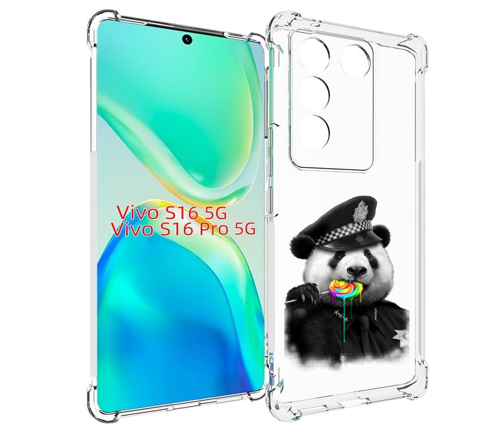 

Чехол MyPads Панда полиция для Vivo S16 5G / S16 Pro 5G / V27 / V27 Pro, Tocco