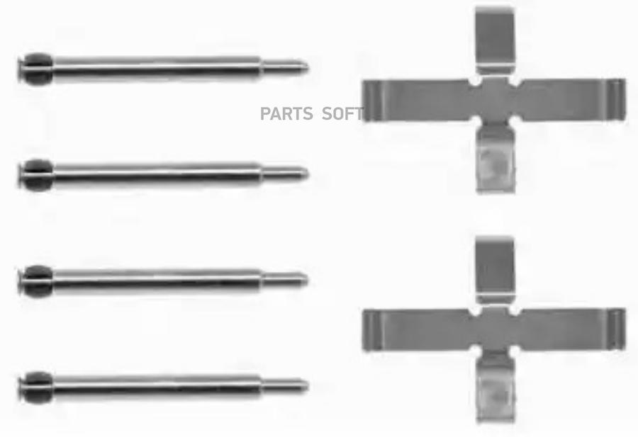 

Рем.Ком/Кт Торм. Колодок Задн. Volvo 240/ 260/ 740/ 760/ 780/ 850/ 940/ 960/ C70/ S