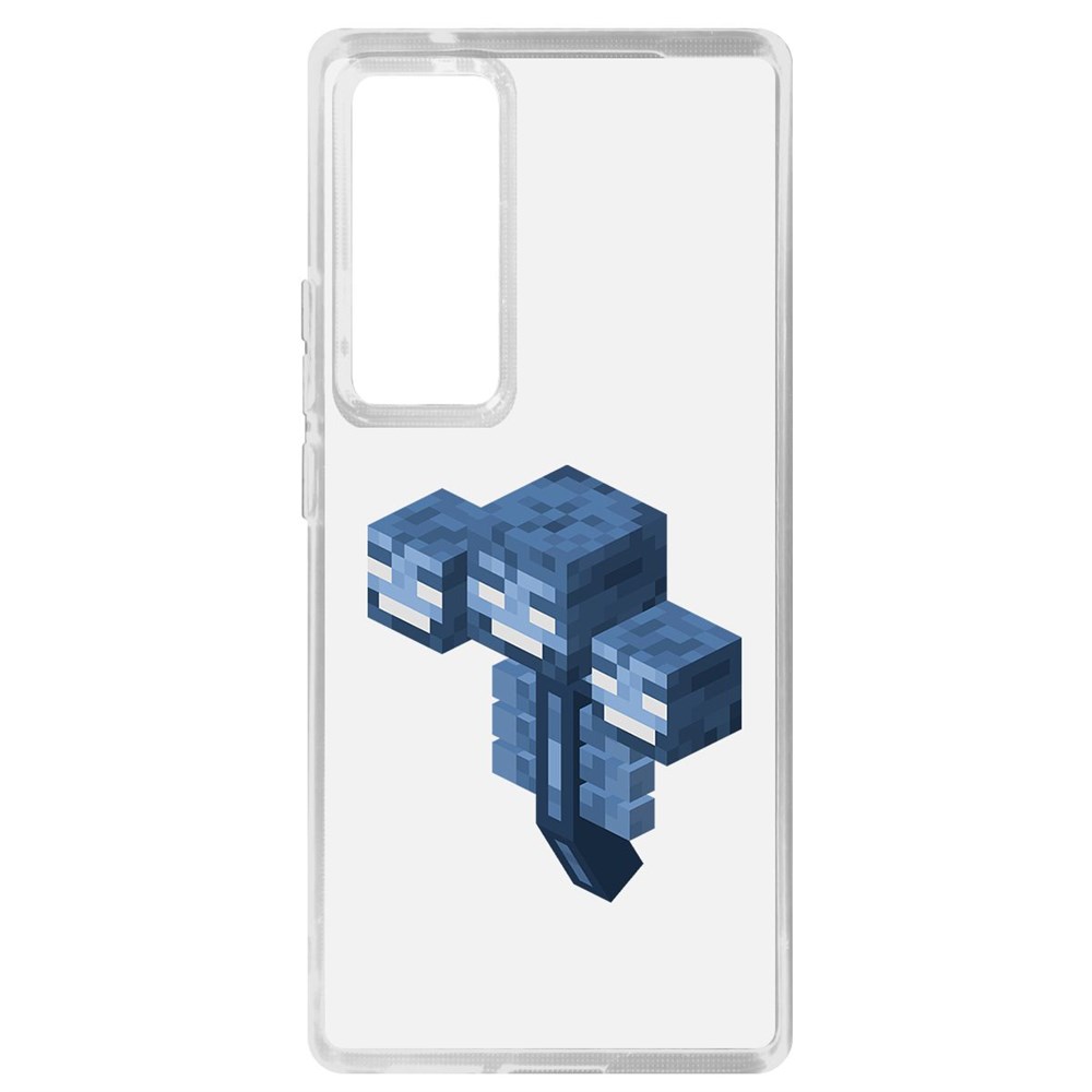 

Чехол-накладка Minecraft-Иссушитель для Vivo X60 Pro, Прозрачный