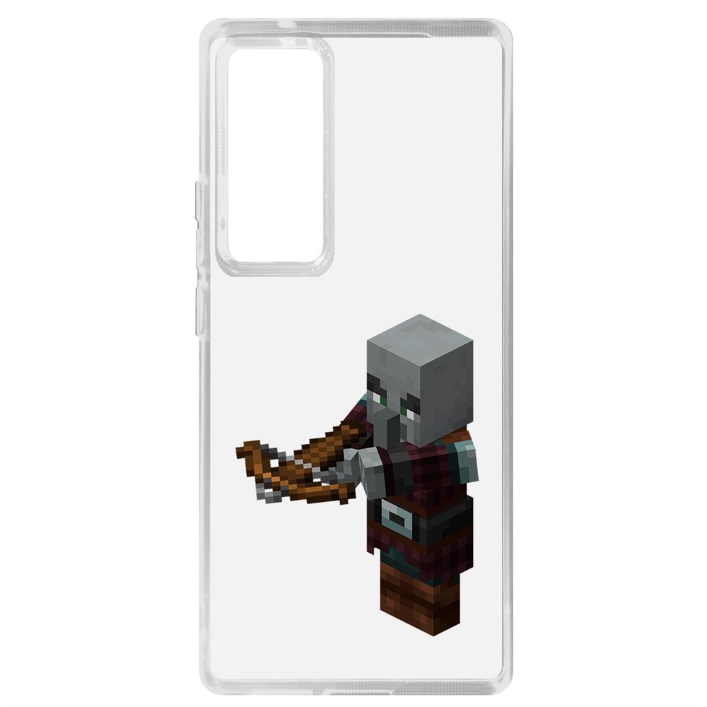 

Чехол-накладка Minecraft-Разбойник для Vivo X60 Pro, Прозрачный