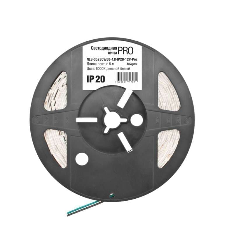 

Светодиодная лента Navigator NLS-Pro R5 12V IP20 SMD3528 4.8