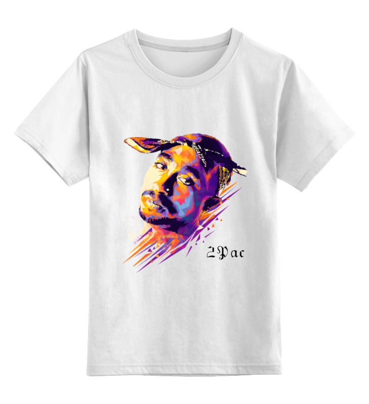 

Футболка детская Printio 2pac цв. белый р. 152, 2pac