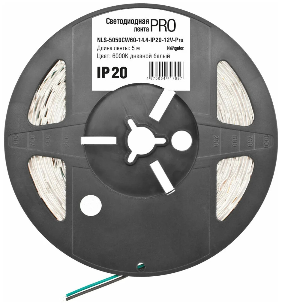 

Светодиодная лента Navigator NLS-Pro R5 12V IP20 SMD5050 14.4