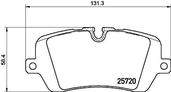 

Колодки торм.зад. LANDROVER Range Rover IV/SPORT 3.0-5.0 12-> BREMBO