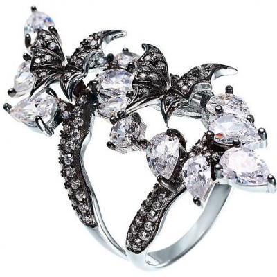 

Кольцо из серебра р. 17,5 JV WSR24946-BH2_KO_001_WG, фианит, WSR24946-BH2_KO_001_WG