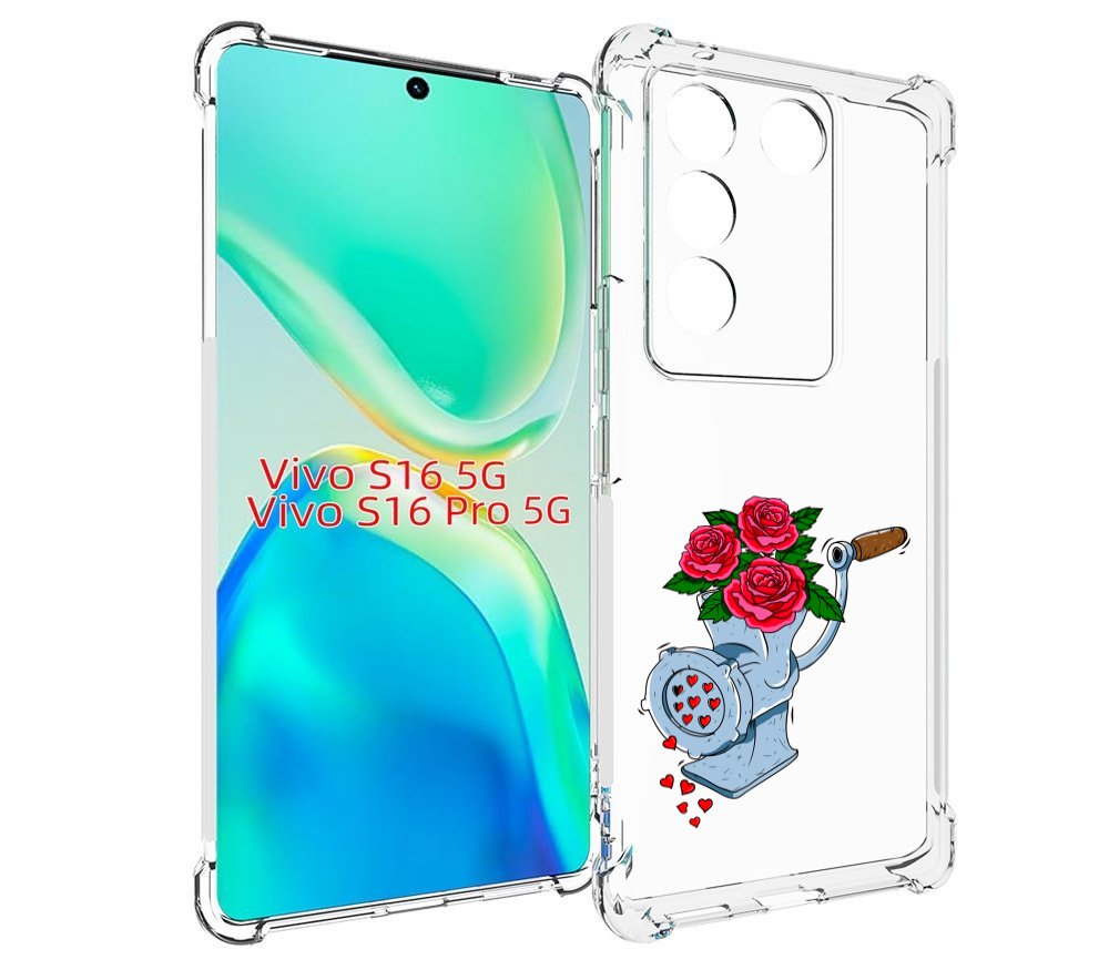 

Чехол MyPads Цветочные сердца для Vivo S16 5G / S16 Pro 5G / V27 / V27 Pro, Tocco
