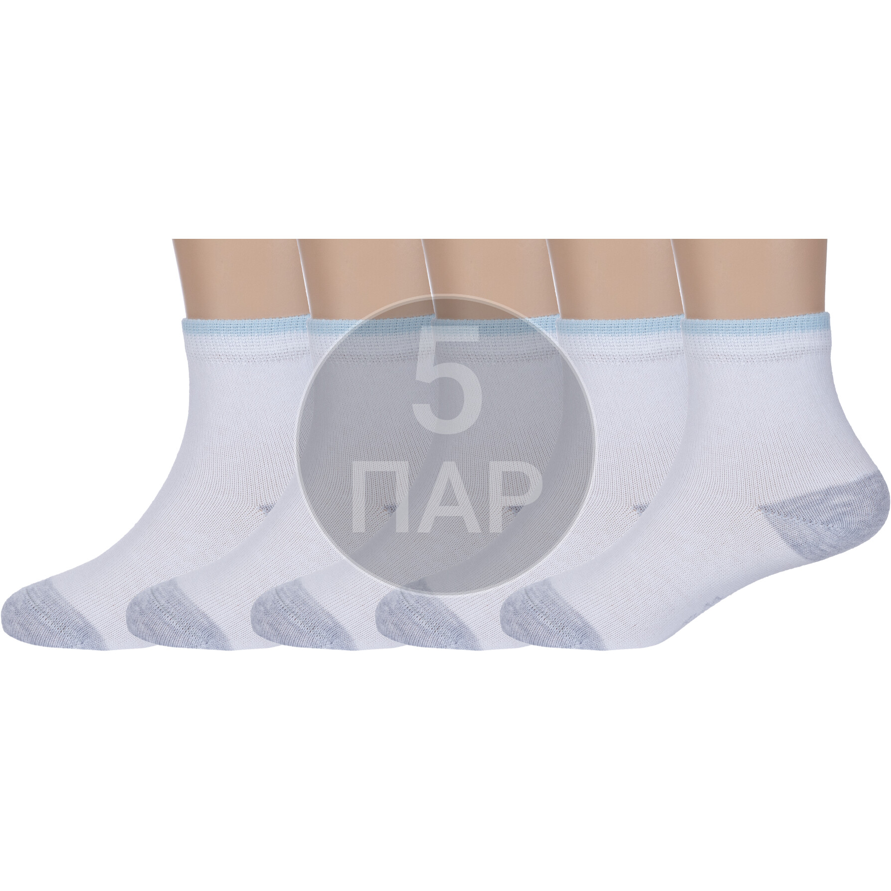 Носки детские Rusocks 5-Д3-130093М, белые, 10-12