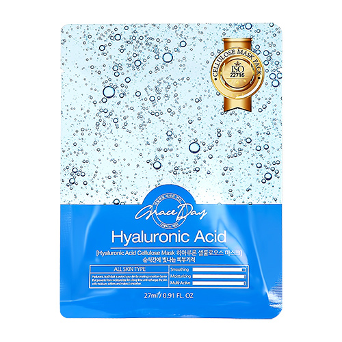 Маска для лица с гиалуроновой кислотой GRACE DAY traditional oriental Hyaluronic acid 27мл