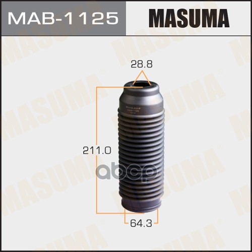 

Пыльник Амортизатора Suzuki Sx4 06-14 Переднего Masuma Masuma MAB1125