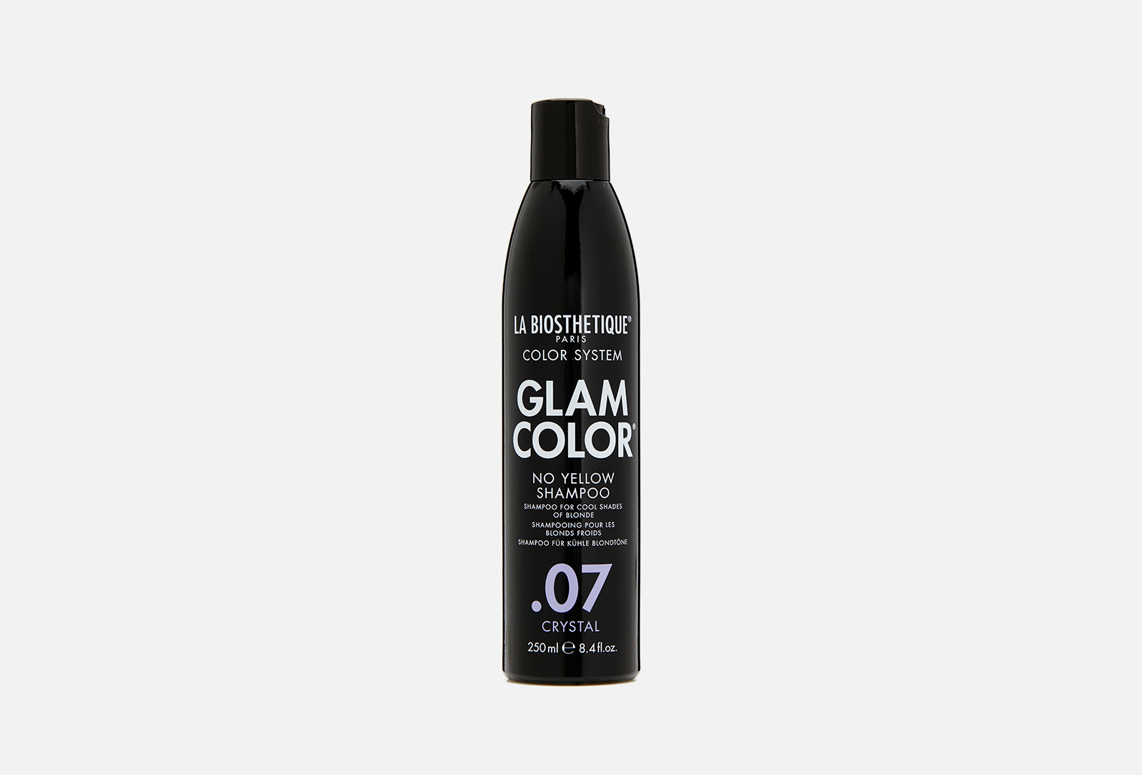 фото Шампунь glam color no yellow shampoo .07 crystal 250 мл la biosthetique