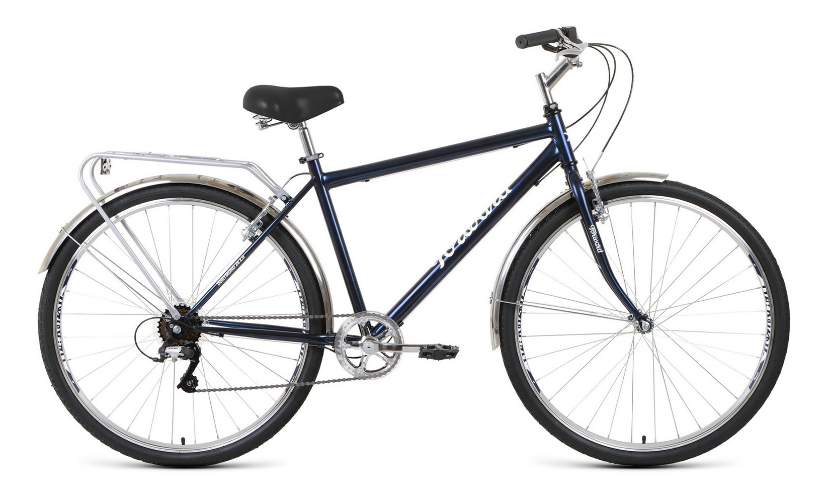 фото Велосипед forward dortmund 28 2.0 2021 one size midnight blue/white