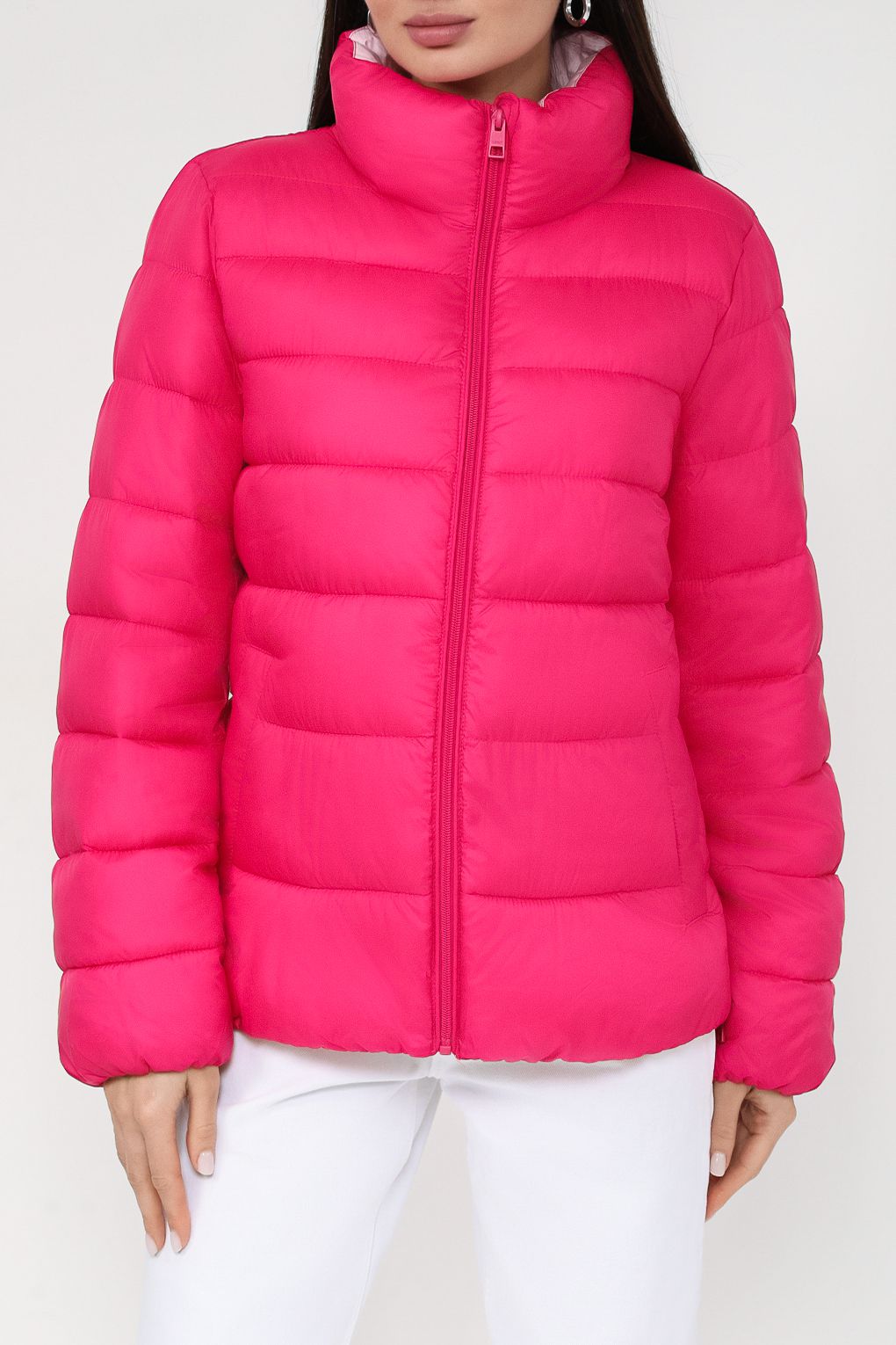 

Куртка женская Esprit Casual 014EE1G370 розовая 2XL, Розовый, 014EE1G370