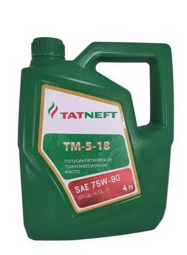 Трансмиссионное масло TATNEFT ТМ-5-18 75W-90 4 л