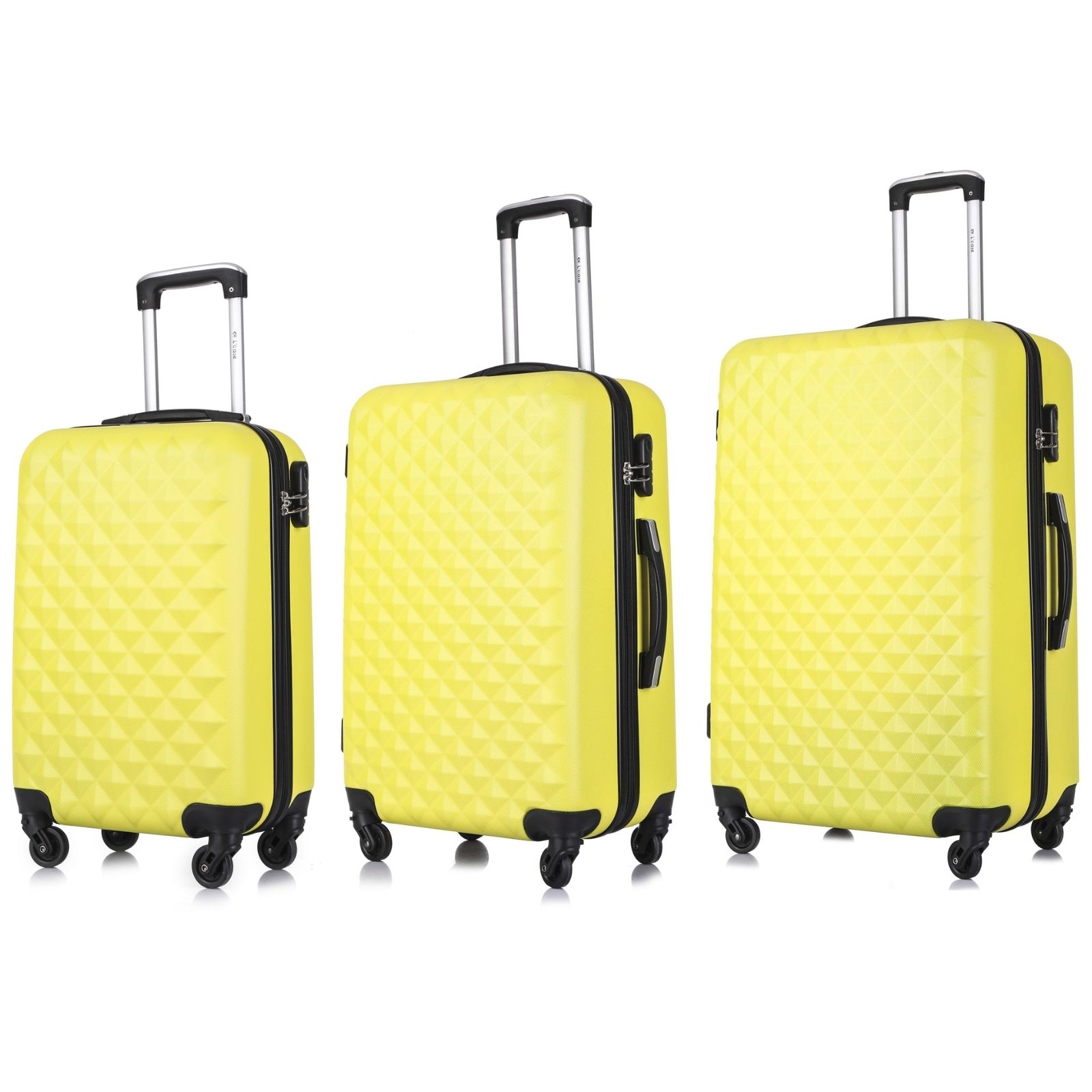

Комплект чемоданов L'Case Phatthaya yellow S/M/L, Phatthaya