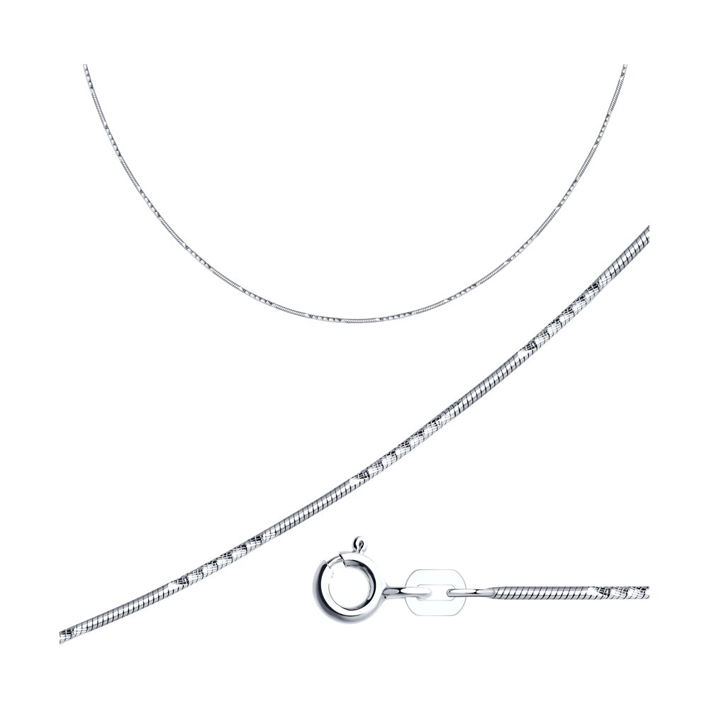 

Цепочка из серебра 50 см SOKOLOV 94074432, 94074432