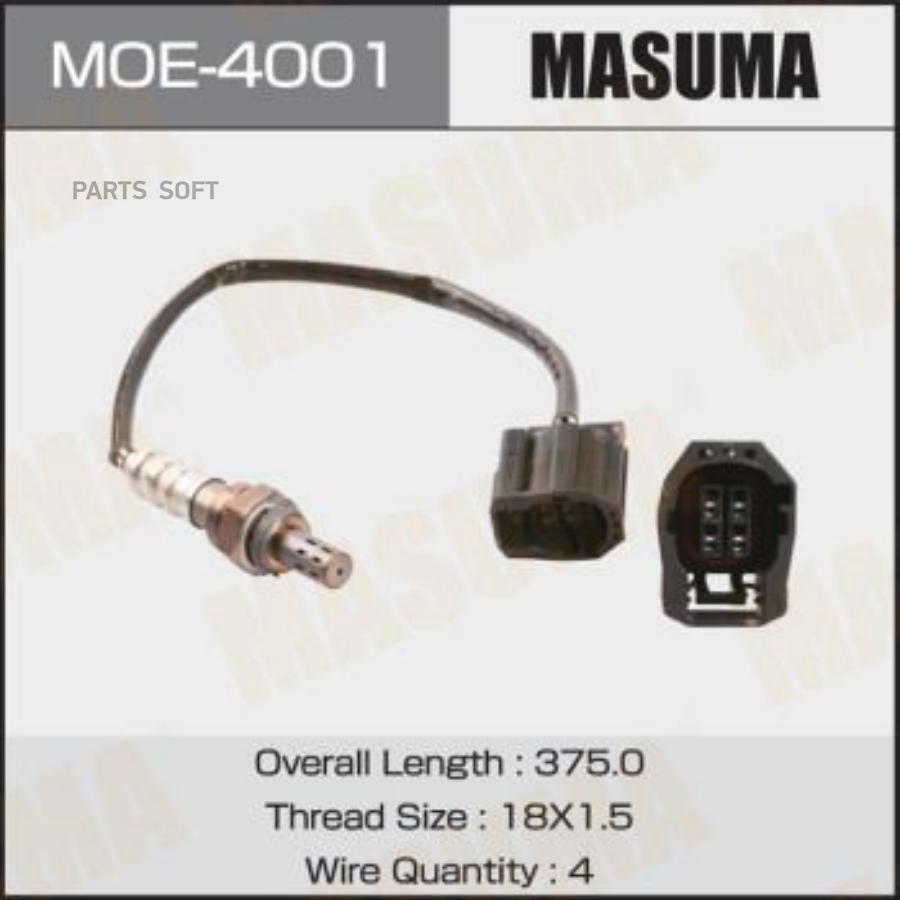 MASUMA MOE4001 Лямбда-зонд MAZDA 3, 5 PE-VPS, LF-VE, LF-VDS 1шт 100037836363