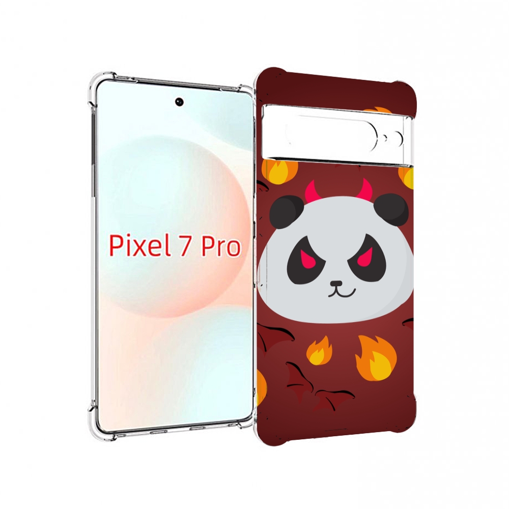 

Чехол Mypads Огненная-Панда Для Google Pixel 7 Pro, Прозрачный, Tocco