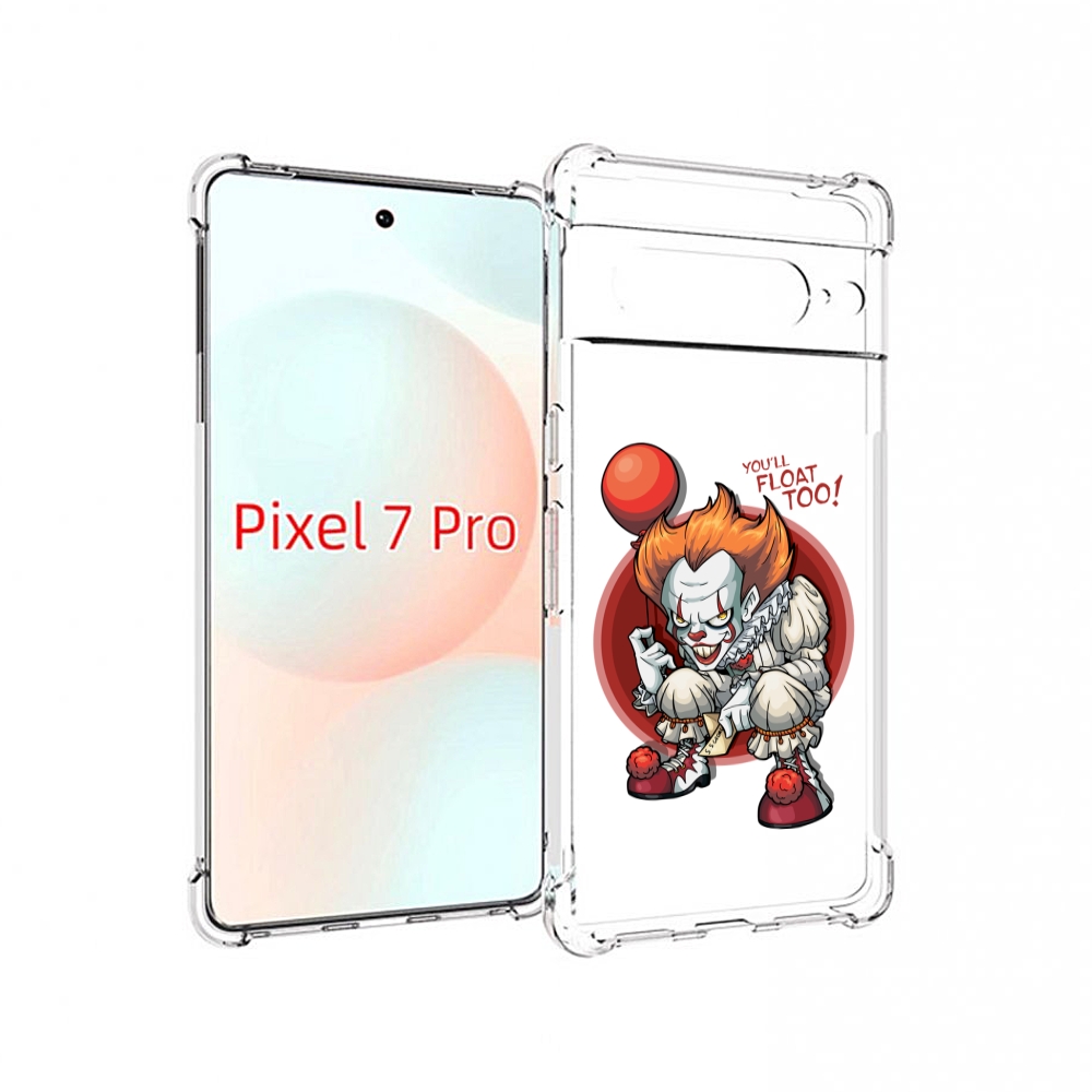 

Чехол Mypads Одетый-Клоун Для Google Pixel 7 Pro, Прозрачный, Tocco