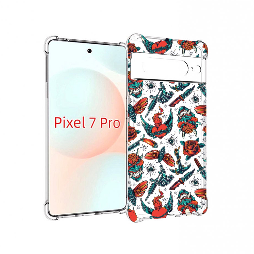 

Чехол Mypads Олд-Скул-Пак Для Google Pixel 7 Pro, Прозрачный, Tocco