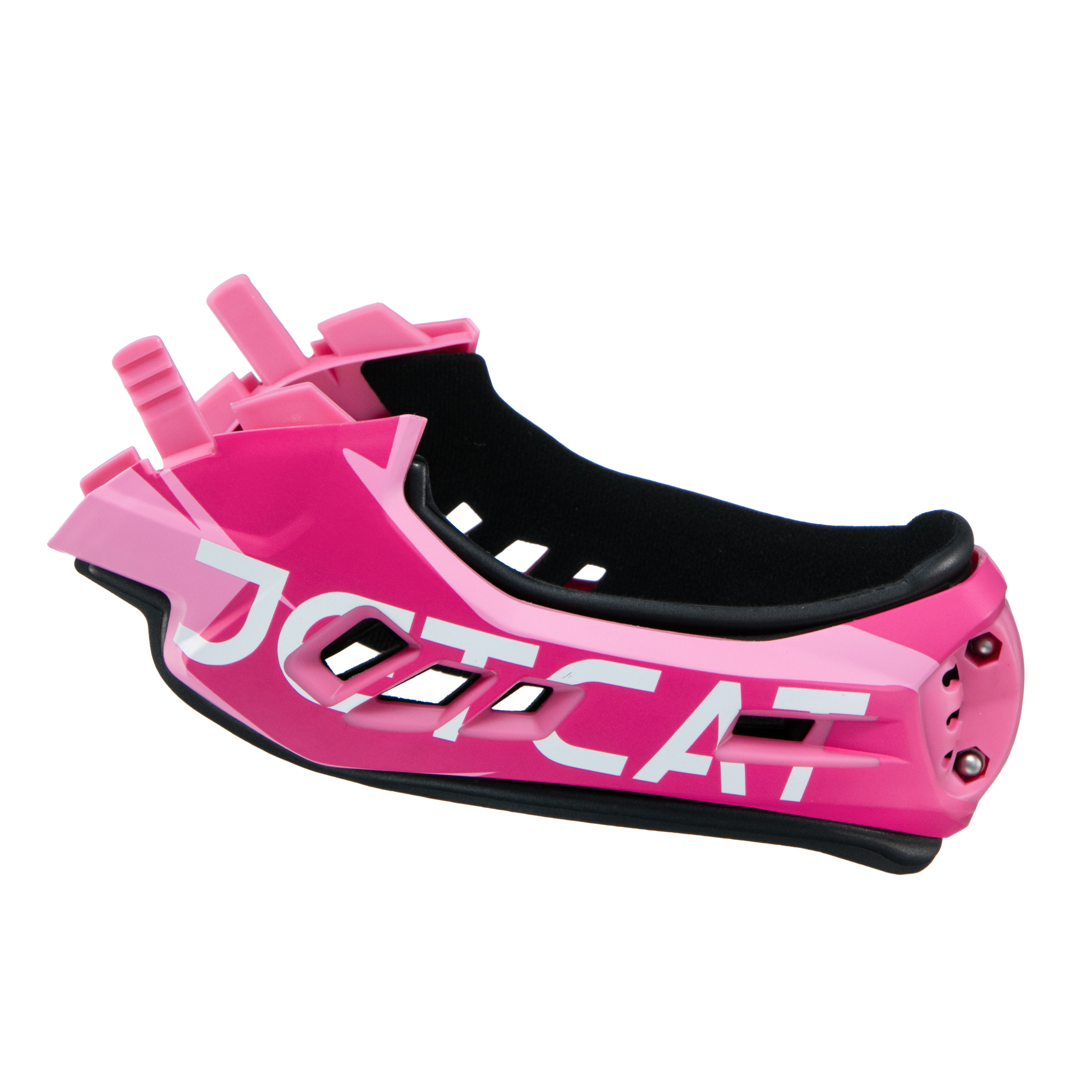 Чингарда с вкладкой для шлема JetCat Race, розовый обмотка руля велосипедная bbb race ribbon розовый bht 01